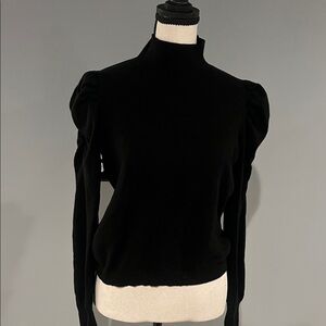 Express Elegant Black Cowl Neck Sweater